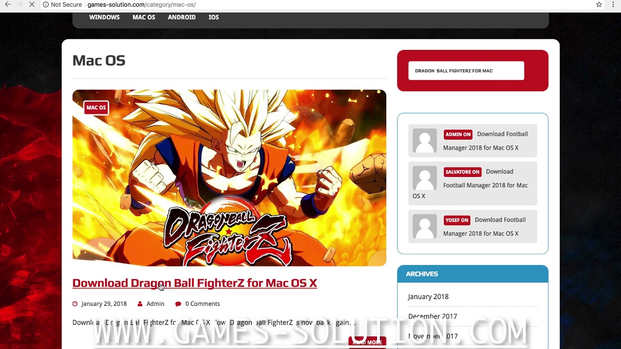 Dragon Ball Fighterz Download Mac